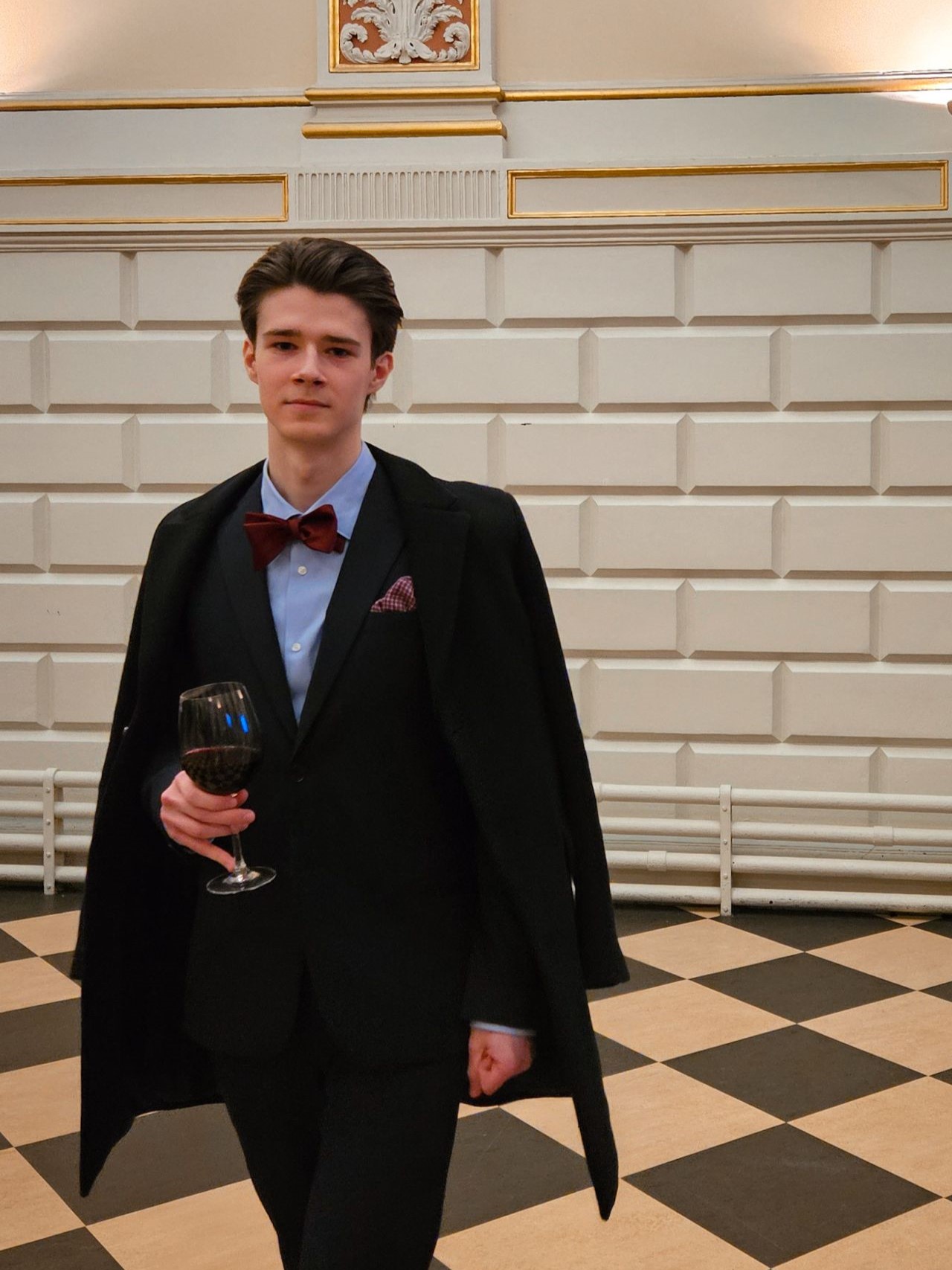 Photo of Vlad at awards ceremony
